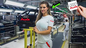 AUDI Assembly🚘2022: Production plant – Manufacturing R8, Q7, Q3, A4, Q8, A8, A7, A6😲[Factory tour]